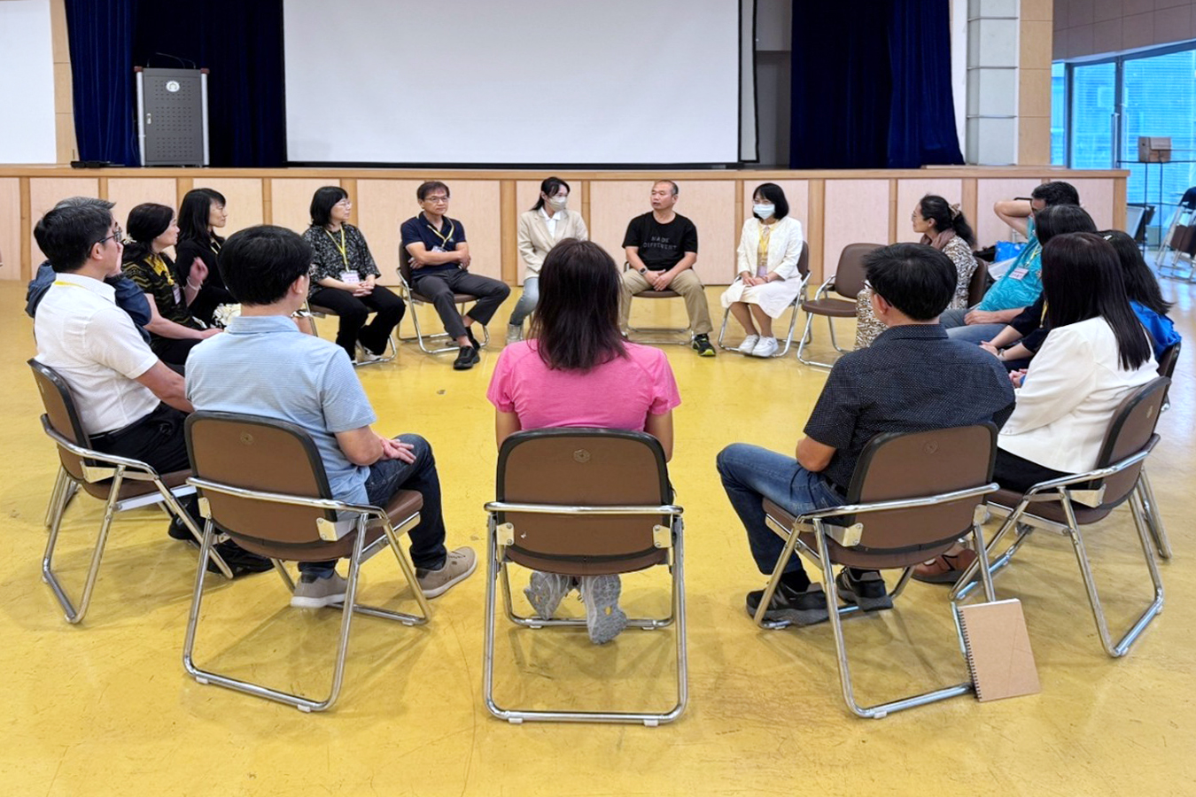第4631期國民中小學校長在職專業研習班—團體動力學活動（攝影：翁秀惠）