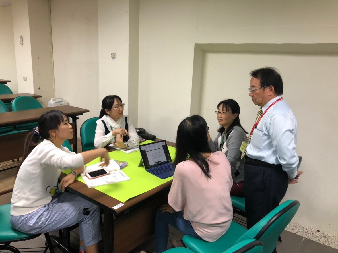 學員課堂討論媒體素養融入各教學領域的運用